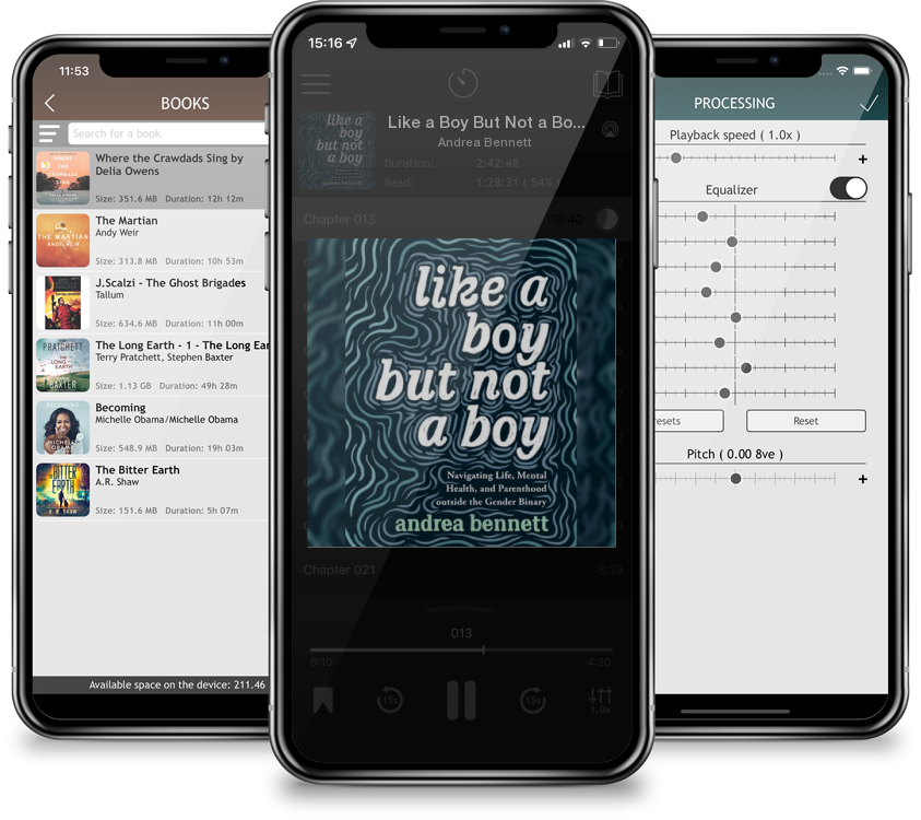 Listen Like a Boy But Not a Boy: Navigating Life, Mental Health, and Parenthood Outside the Gender Binary by Andrea Bennett in MP3 Audiobook Player for free