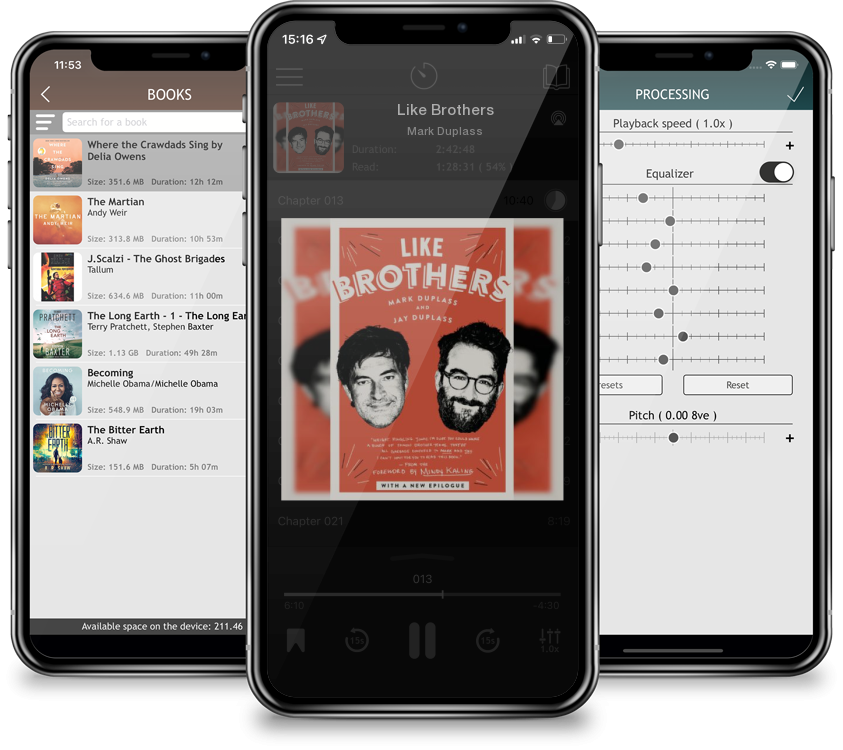Audiobook Like Brothers by Mark Duplass
