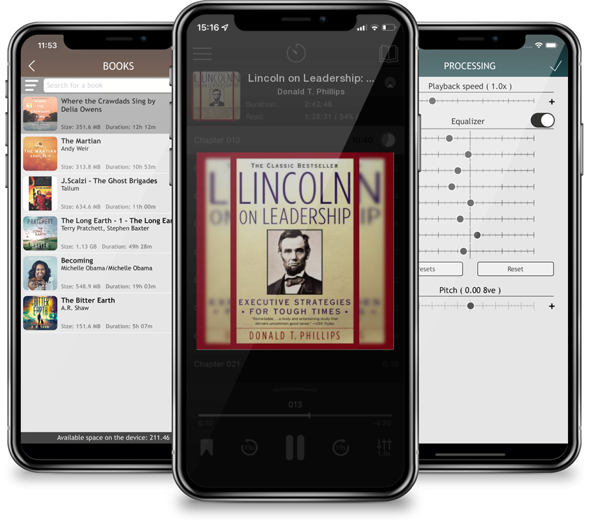 Audiobook Lincoln on Leadership: Executive Strategies for Tough Times by Donald T. Phillips