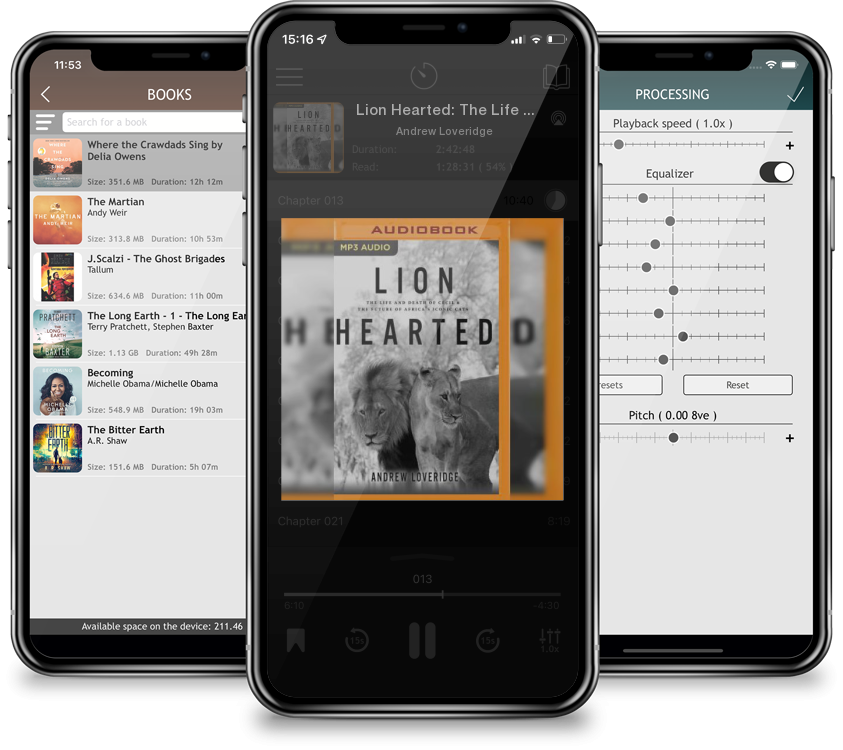 Audiobook Lion Hearted: The Life and Death of Cecil & the Future of Africa\'s Iconic Cats (MP3 CD) by Andrew Loveridge