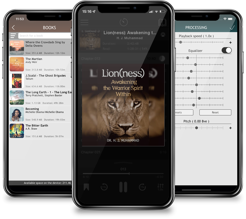 Audiobook Lion(ness): Awakening the Warrior Spirit Within by H. J. Muhammad