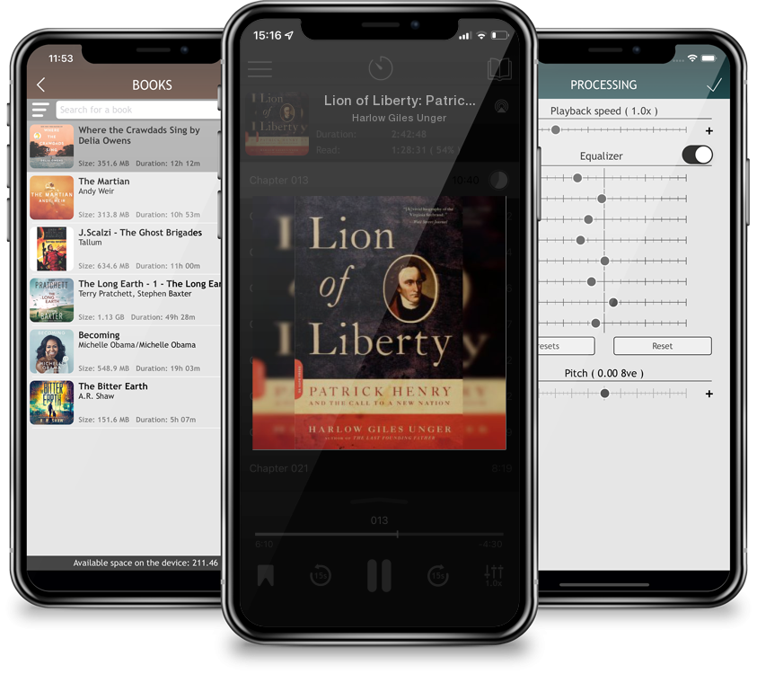 Audiobook Lion of Liberty: Patrick Henry and the Call to a New Nation by Harlow Giles Unger