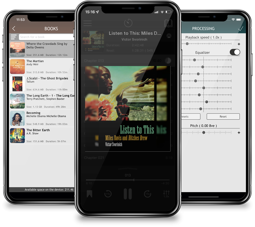 Audiobook Listen to This: Miles Davis and Bitches Brew (American Made Music) by Victor Svorinich