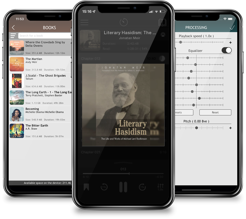 Audiobook Literary Hasidism: The Life and Works of Michael Levi Rodkinson (Judaic Traditions in Literature) by Jonatan Meir