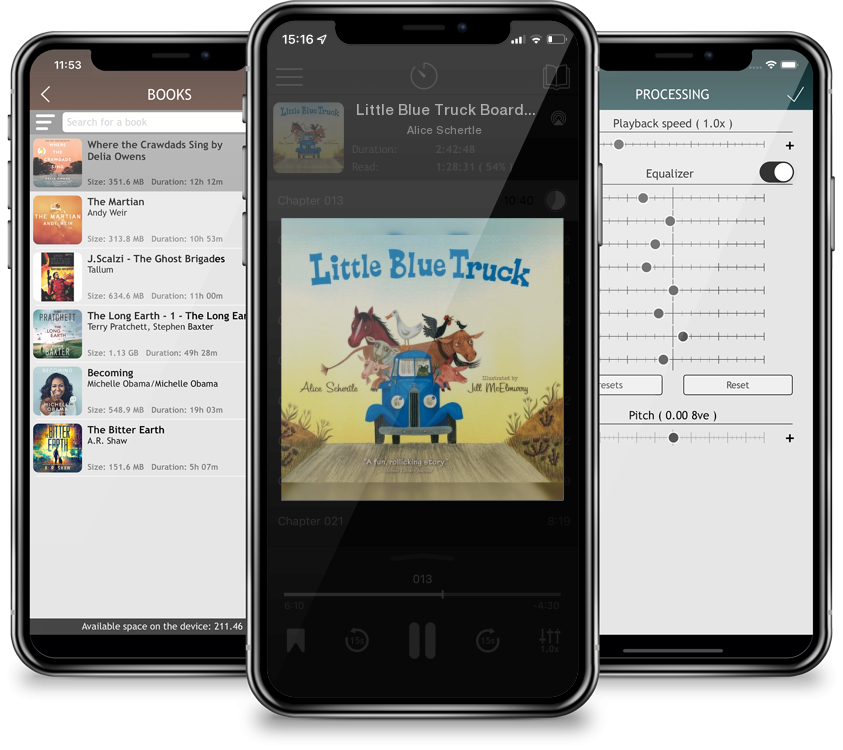 Audiobook Little Blue Truck Board Book (Board book) by Alice Schertle