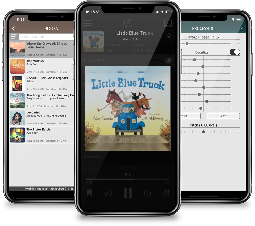 Audiobook Little Blue Truck by Alice Schertle