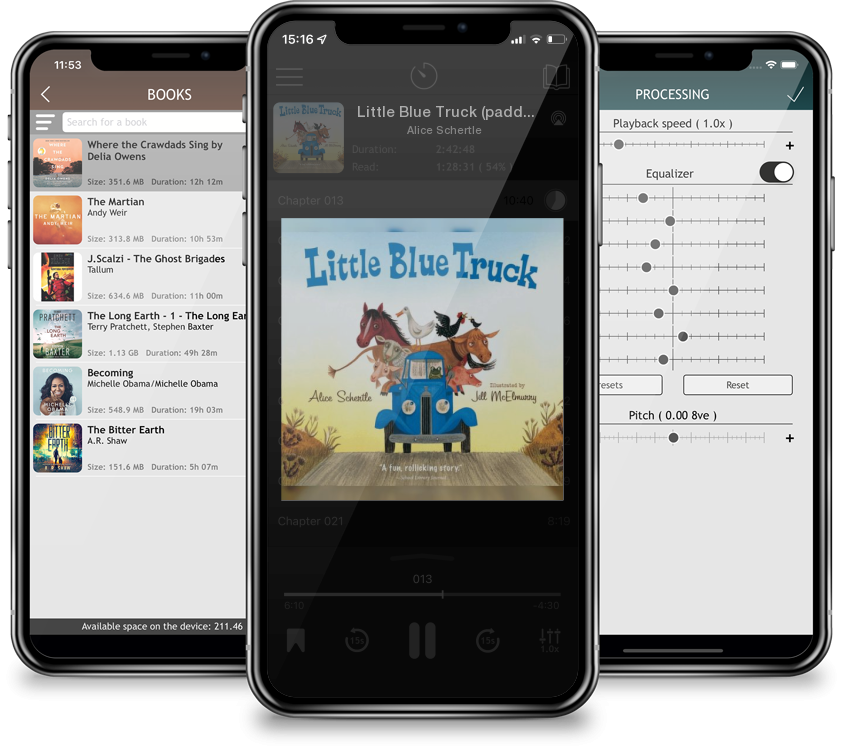 Audiobook Little Blue Truck (padded Board Book) (Board book) by Alice Schertle
