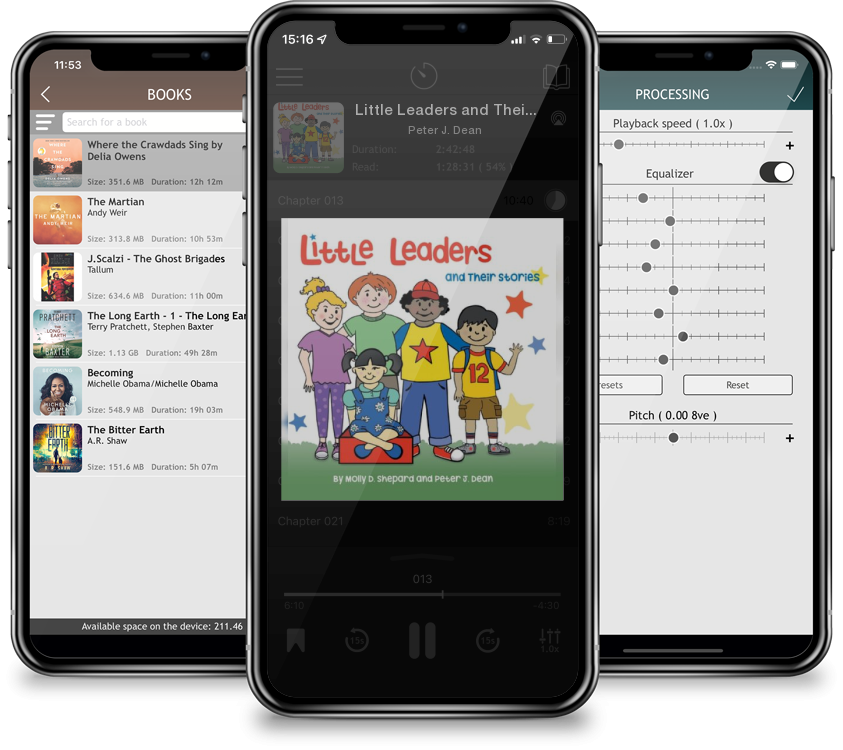 Audiobook Little Leaders and Their Stories by Peter J. Dean