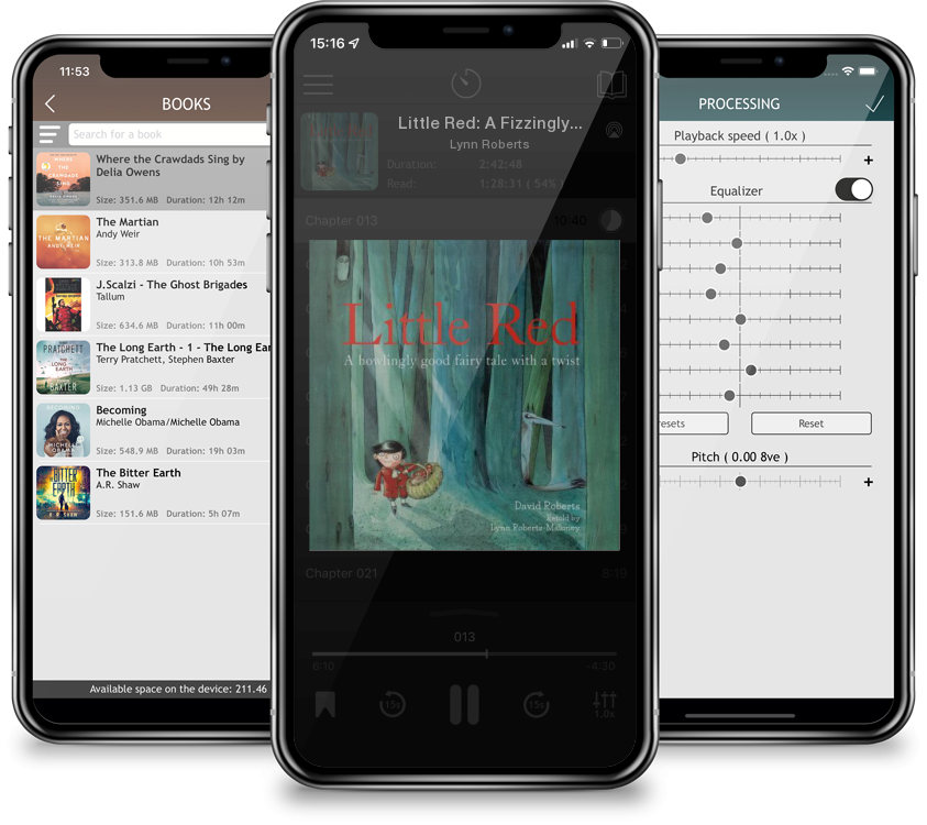 Audiobook Little Red: A Fizzingly Funny Fairy Tale by Lynn Roberts