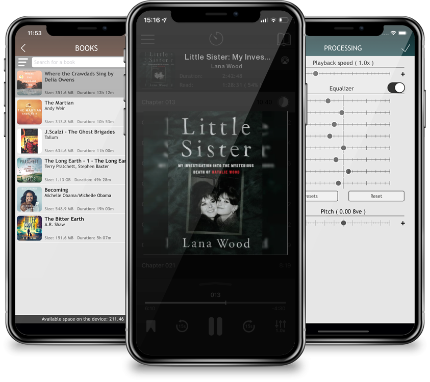 Audiobook Little Sister: My Investigation into the Mysterious Death of Natalie Wood by Lana Wood