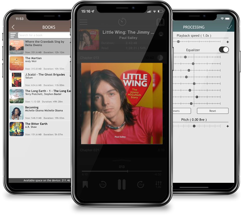 Audiobook Little Wing: The Jimmy McCulloch Story by Paul Salley