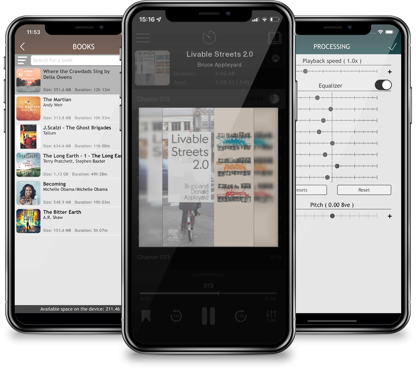 Audiobook Livable Streets 2.0 by Bruce Appleyard