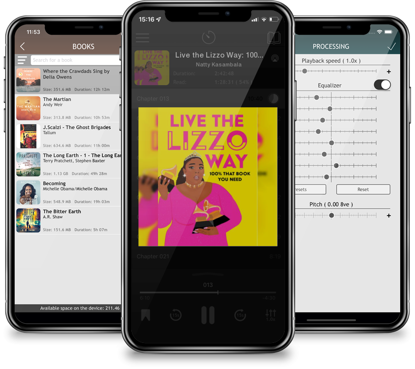 Audiobook Live the Lizzo Way: 100% That Book You Need by Natty Kasambala