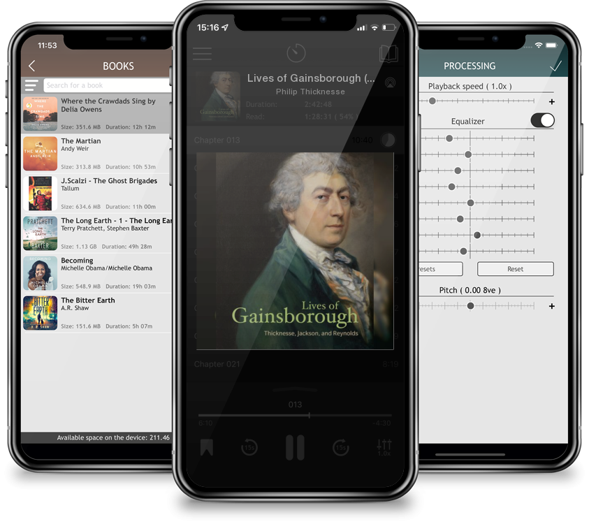 Listen Lives of Gainsborough (Lives of the Artists) by Philip Thicknesse in MP3 Audiobook Player for free