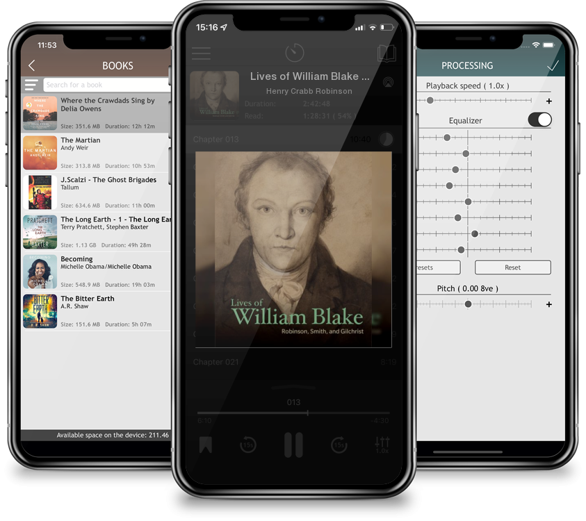 Listen Lives of William Blake (Lives of the Artists) by Henry Crabb Robinson in MP3 Audiobook Player for free