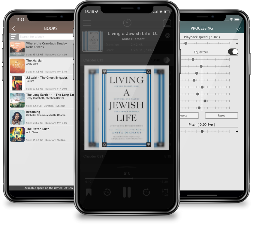 Audiobook Living a Jewish Life, Updated and Revised Edition: Jewish Traditions, Customs, and Values for Today\'s Families by Anita Diamant