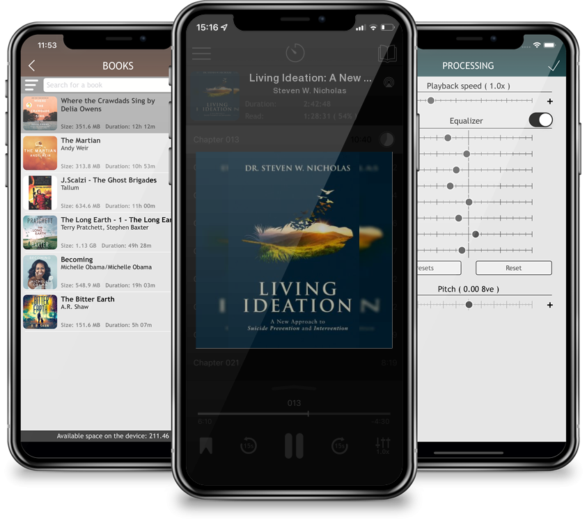 Audiobook Living Ideation: A New Approach to Suicide Prevention and Intervention by Steven W. Nicholas