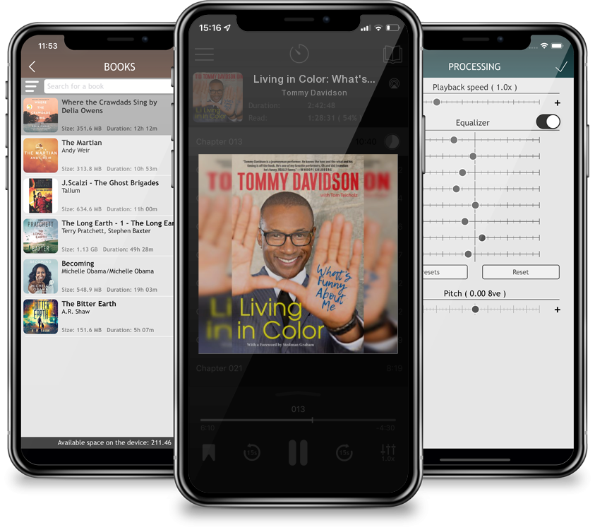 Audiobook Living in Color: What\'s Funny About Me: Stories from In Living Color, Pop Culture, and the Stand-Up Comedy Scene of the 80s & 90s by Tommy Davidson