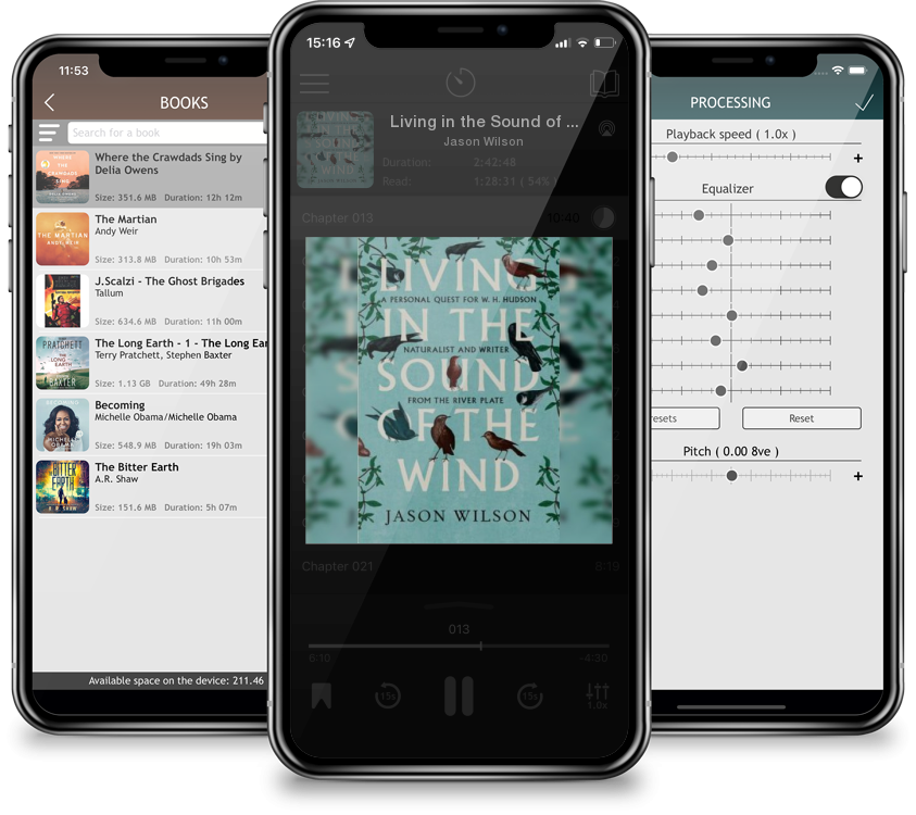Audiobook Living in the Sound of the Wind: A Life of W H Hudson Naturalist and Writer from the River Plate by Jason Wilson