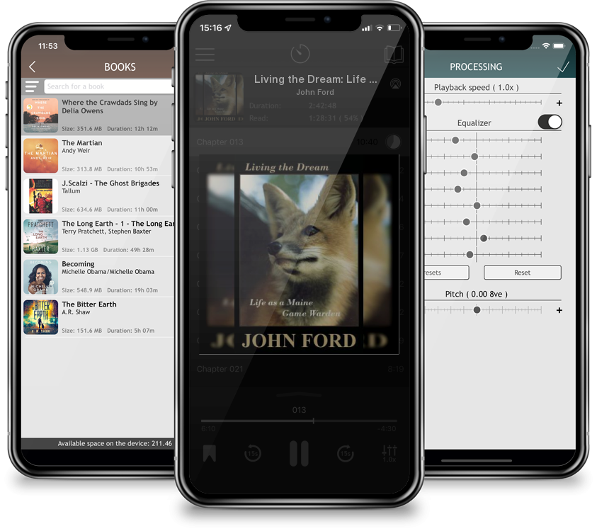 Audiobook Living the Dream: Life as a Maine Game Warden by John Ford