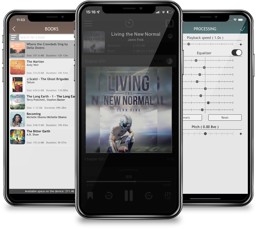 Audiobook Living the New Normal by Jenn Fink