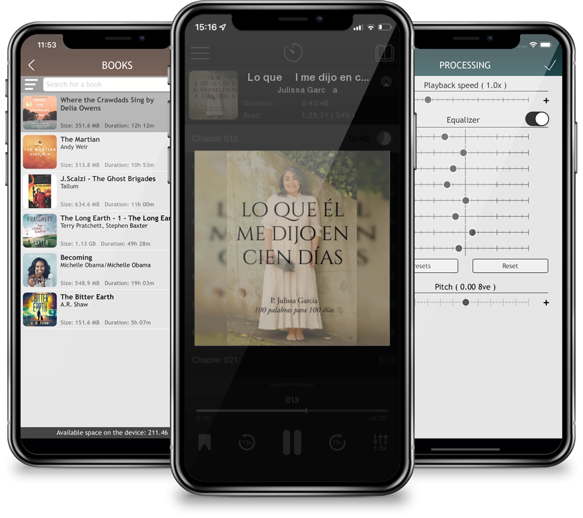 Audiobook Lo que Él me dijo en cien días by Julissa García