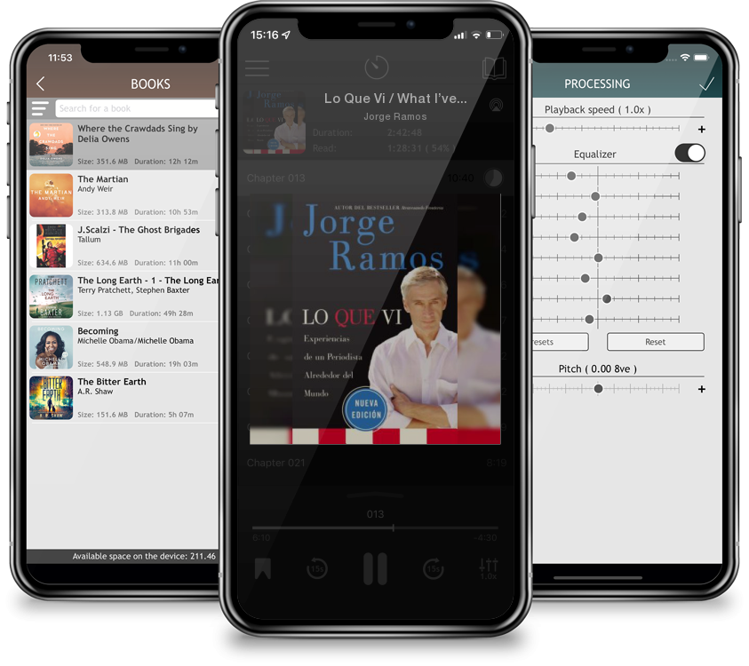 Listen Lo Que Vi / What I’ve Seen SPA: Experiencias de un periodista alrededor del mundo by Jorge Ramos in MP3 Audiobook Player for free
