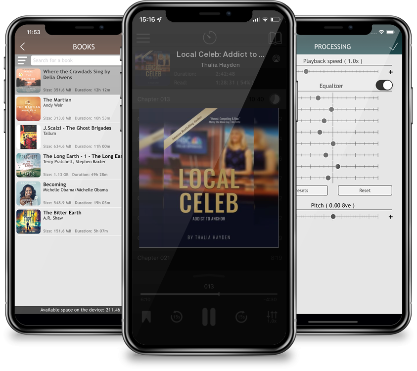 Audiobook Local Celeb: Addict to Anchor by Thalia Hayden