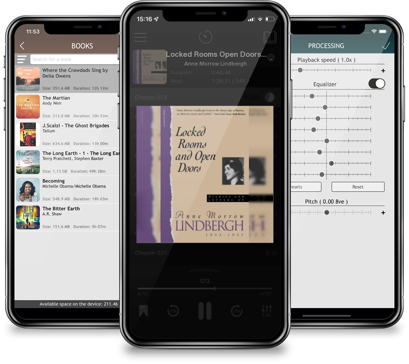 Audiobook Locked Rooms Open Doors:: Diaries And Letters Of Anne Morrow Lindbergh, 1933-1935 by Anne Morrow Lindbergh