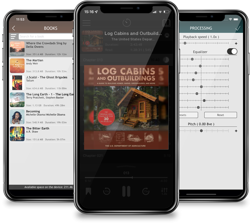 Audiobook Log Cabins and Outbuildings: A Guide to Building Homes, Barns, Greenhouses, and More by The United States Department of Agriculture