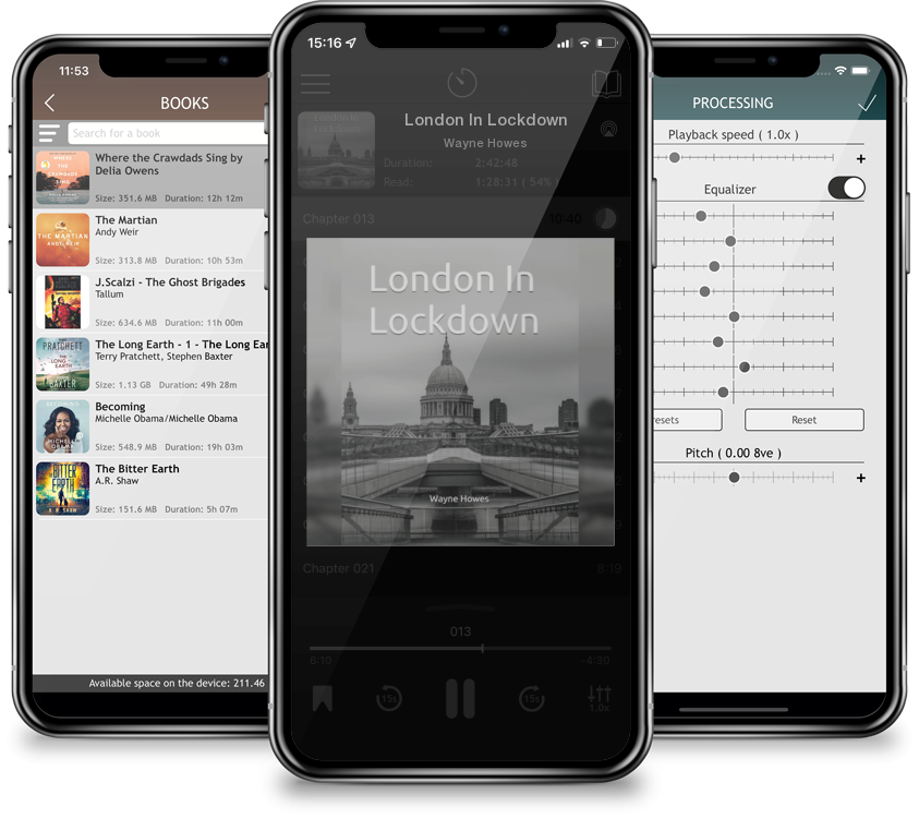 Audiobook London In Lockdown by Wayne Howes