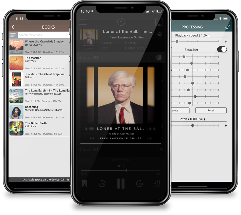 Audiobook Loner at the Ball: The Life of Andy Warhol by Fred Lawrence Guiles