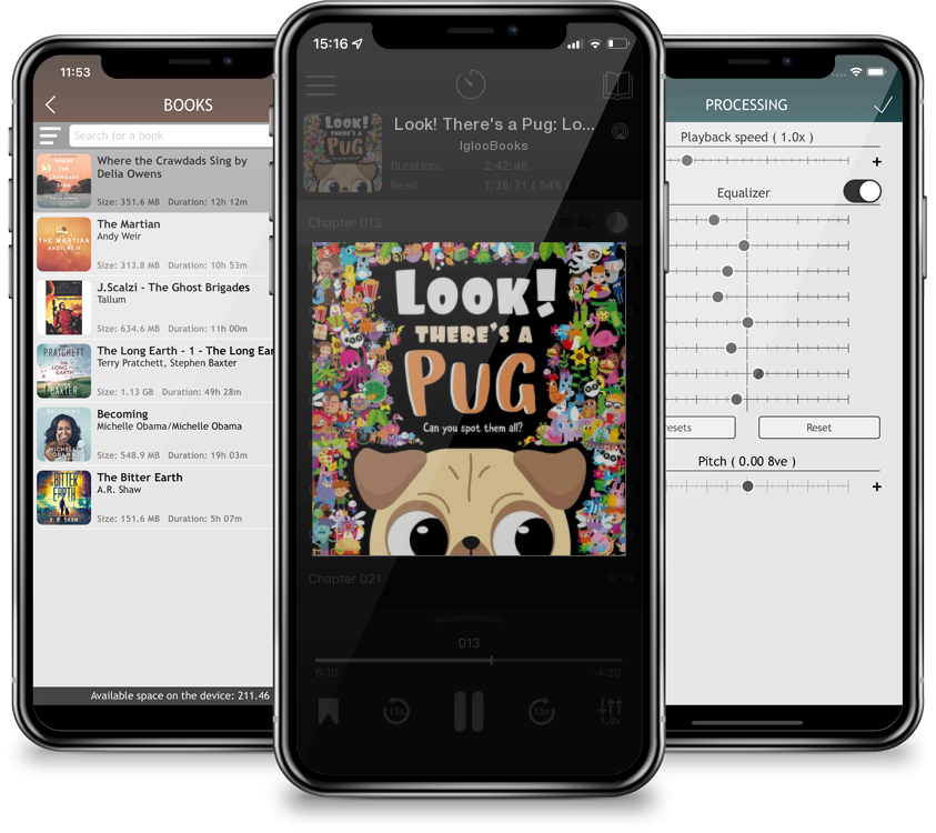 Audiobook Look! There\'s a Pug: Look and Find Book by IglooBooks