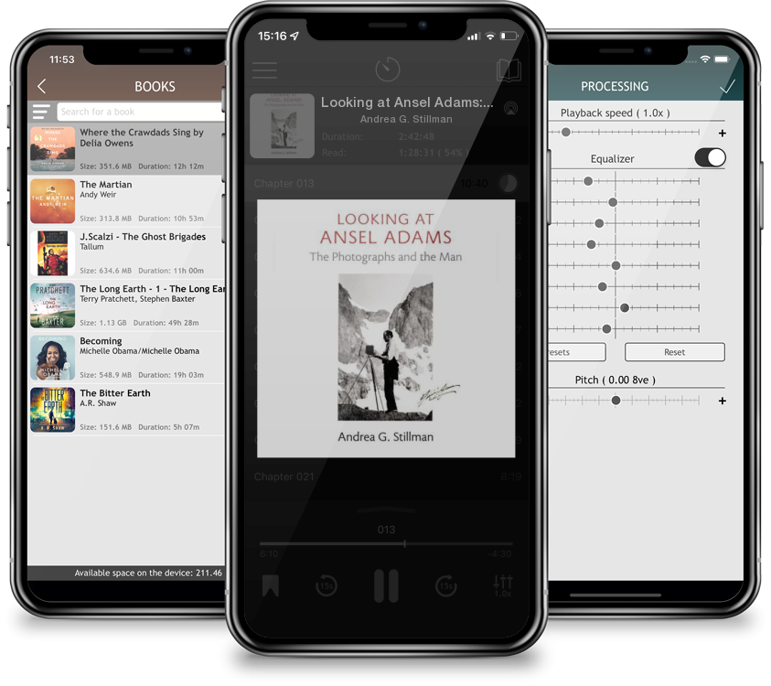 Audiobook Looking at Ansel Adams: The Photographs and the Man by Andrea G. Stillman