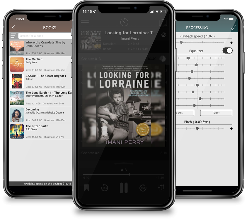 Audiobook Looking for Lorraine: The Radiant and Radical Life of Lorraine Hansberry by Imani Perry