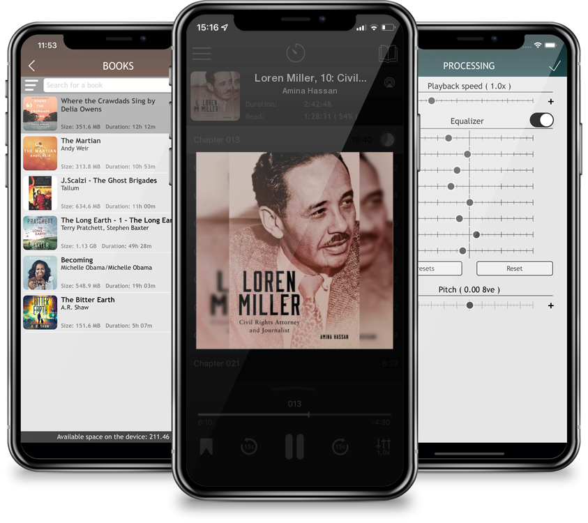 Audiobook Loren Miller, 10: Civil Rights Attorney and Journalist (Race and Culture in the American West #10) by Amina Hassan