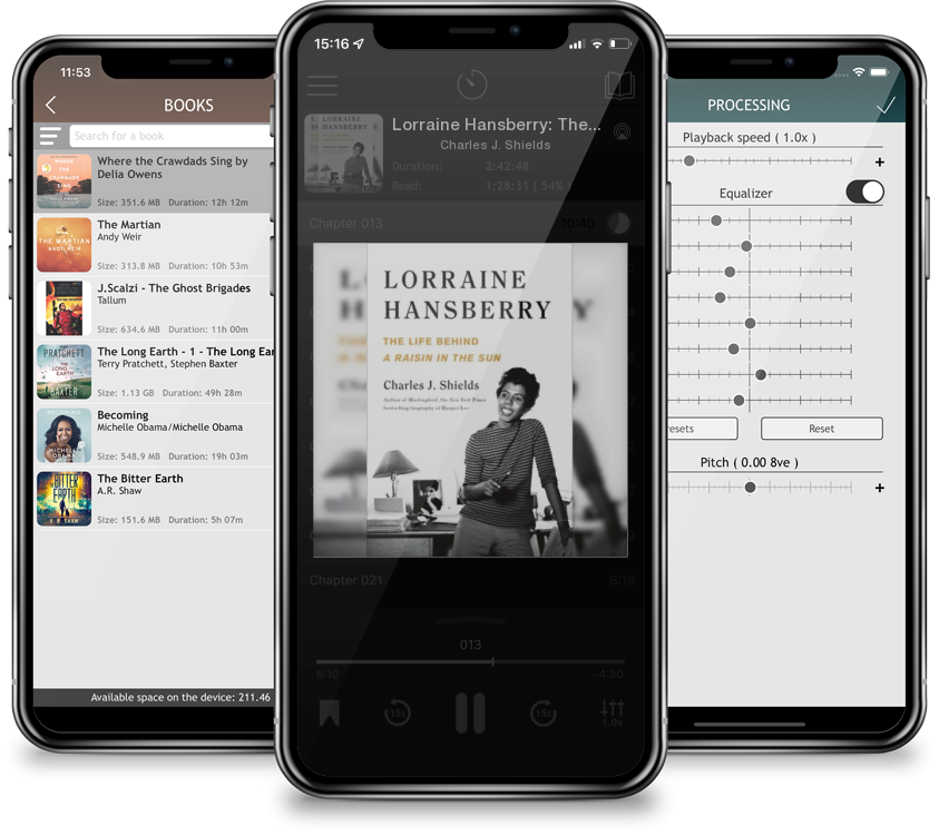 Audiobook Lorraine Hansberry: The Life Behind A Raisin in the Sun by Charles J. Shields
