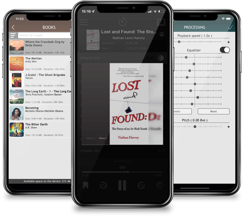 Audiobook Lost and Found: The Story of an At-Risk Youth by Nathan Leon Harvey