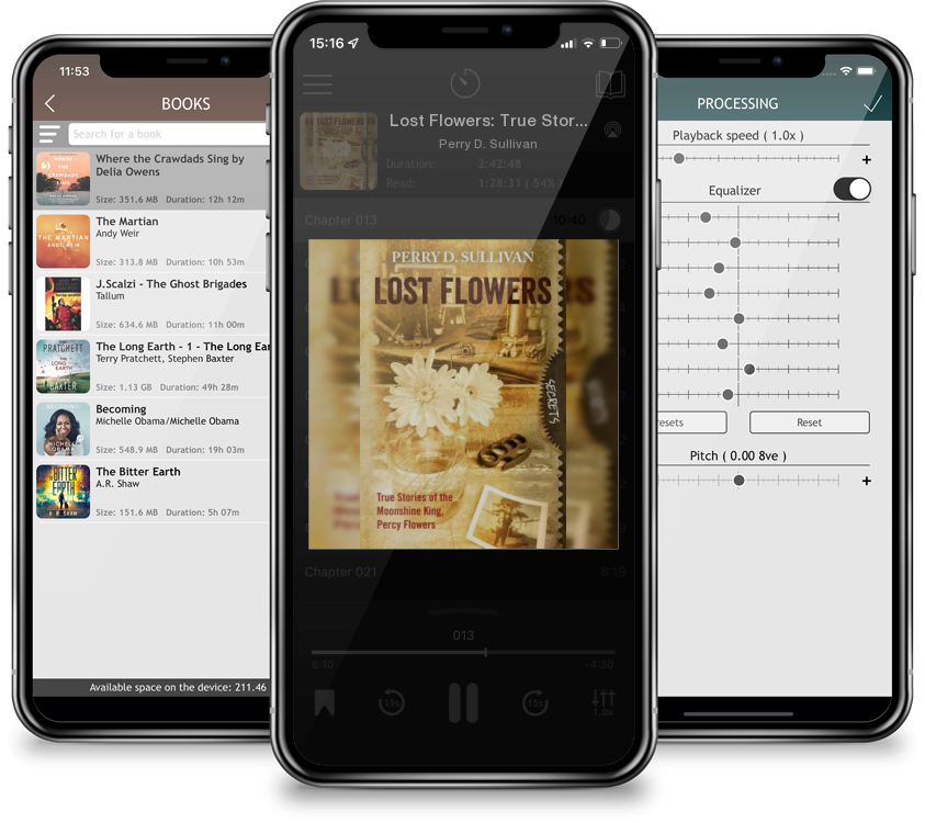 Audiobook Lost Flowers: True Stories of the Moonshine King, Percy Flowers by Perry D. Sullivan