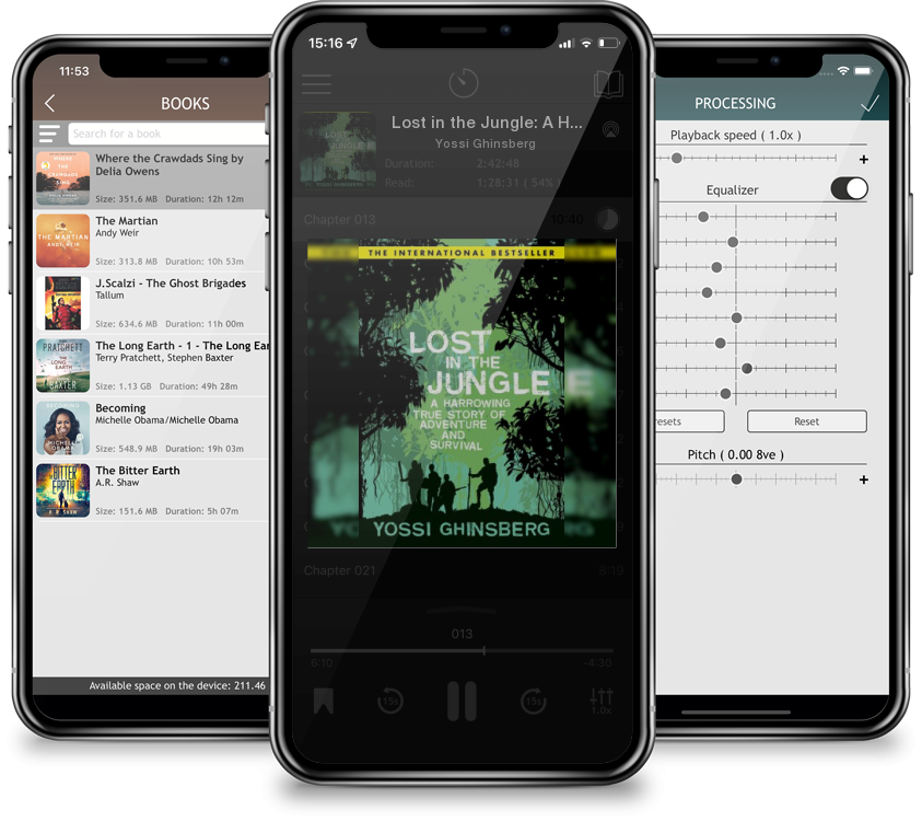 Audiobook Lost in the Jungle: A Harrowing True Story of Adventure and Survival by Yossi Ghinsberg