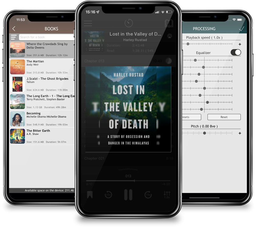 Audiobook Lost in the Valley of Death: A Story of Obsession and Danger in the Himalayas by Harley Rustad