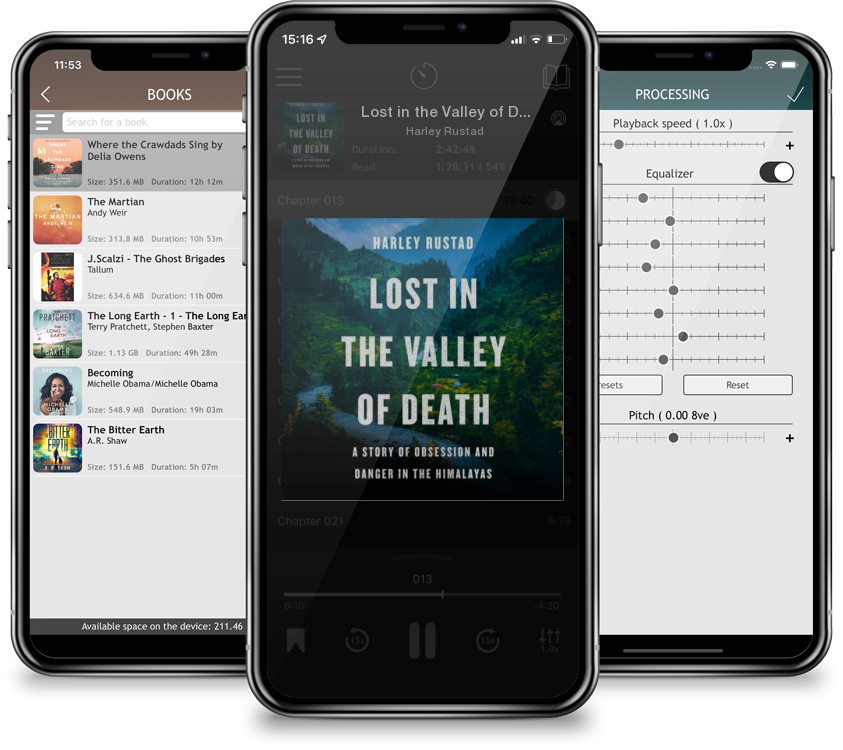 Audiobook Lost in the Valley of Death: A Story of Obsession and Danger in the Himalayas (Compact Disc) by Harley Rustad