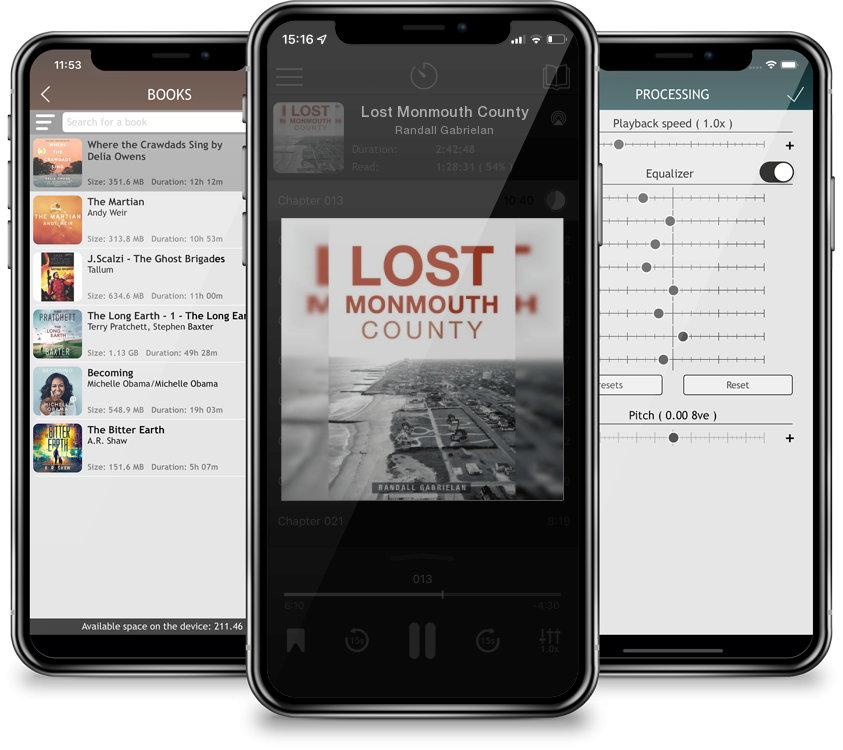Audiobook Lost Monmouth County by Randall Gabrielan