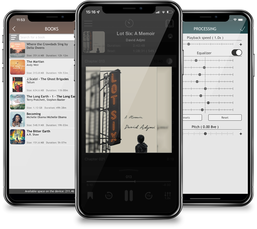 Listen Lot Six: A Memoir by David Adjmi in MP3 Audiobook Player for free