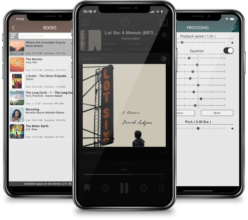 Audiobook Lot Six: A Memoir (MP3 CD) by David Adjmi