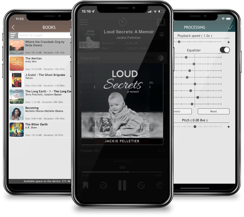 Audiobook Loud Secrets: A Memoir by Jackie Pelletier