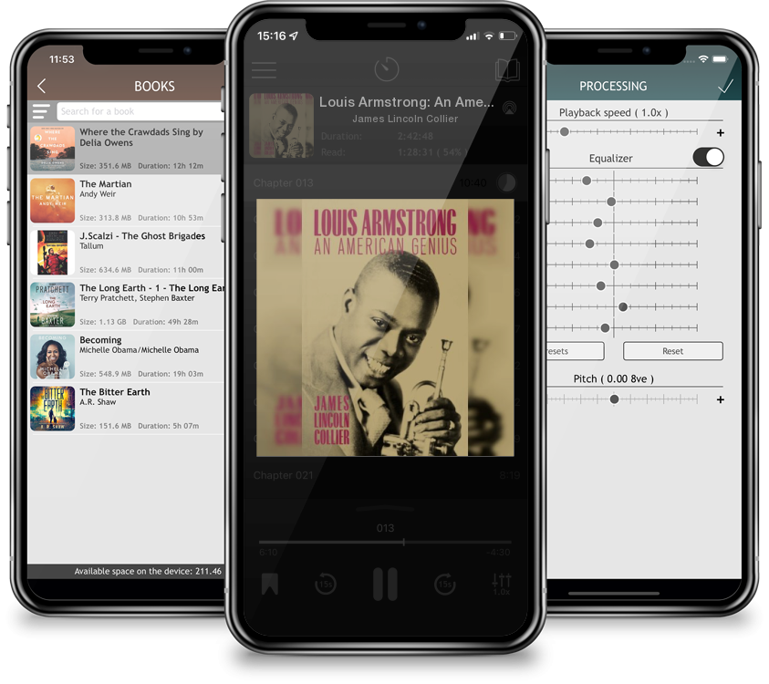 Audiobook Louis Armstrong: An American Genius by James Lincoln Collier