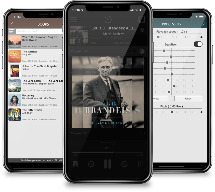 Audiobook Louis D. Brandeis: A Life by Melvin Urofsky