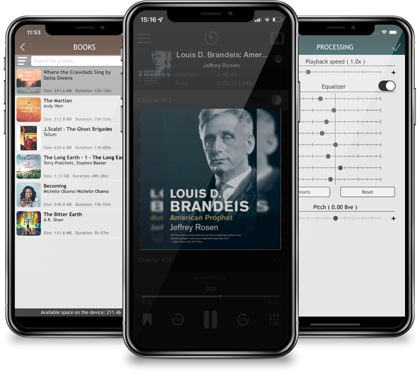 Audiobook Louis D. Brandeis: American Prophet (Jewish Lives) by Jeffrey Rosen