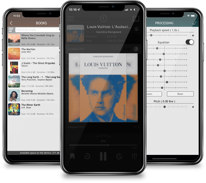 Audiobook Louis Vuitton: L\'Audacieux by Caroline Bongrand